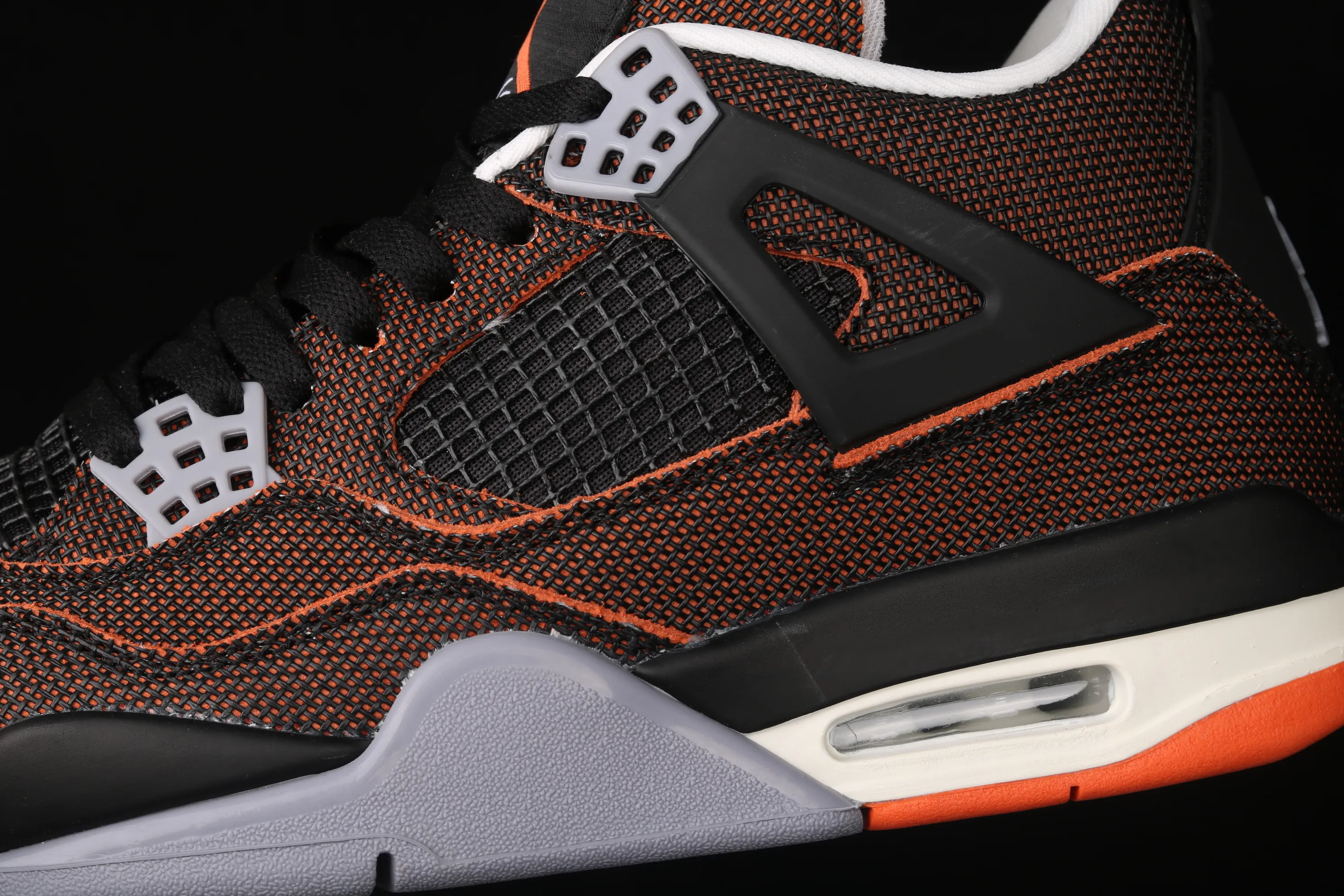 All categories Air Jordan Jordan series basketball shoes Air Jordan 4 G version Air Jordan 4 Retro SE AJ4 Joe 4 brass black orange starfish orange CW7183-100